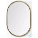 Sylvia Gold Oval Mirror