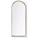Agatha Gold Metal Frame Full Length Rounded Arch Mirror