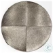Zahavi Gray Hair On Hide 23" Ottoman