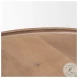 Cleaver Brown Solid Wood Round Coffee Table