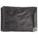 Hornet Black Leather Ottoman