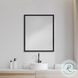 Bristol Black 26" x 32" Vanity Mirror