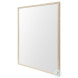 Bristol Tan Plain 30" Mirror