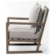 Sherlock Frost Gray Wood Accent Chair