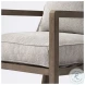 Sherlock Frost Gray Wood Accent Chair