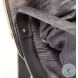 Hornet Black Leather Accent Chair