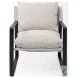 Guilia Frost Gray Sling Accent Chair