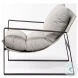 Guilia Frost Gray Sling Accent Chair