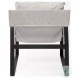 Guilia Frost Gray Sling Accent Chair