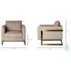Rupert Cream Poly Linen Accent Chair