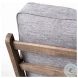 Olympus Castlerock Grey Fabric Accent Chair