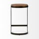 Tyson Brown Upholstered Barstool