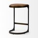 Tyson Brown Upholstered Barstool