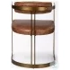 Hollyfield Brown Leather Dining Chair