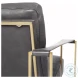 Watson Black Leather Accent Chair