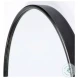 Agatha Black Metal Frame Full Length Rounded Arch Mirror