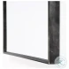 Agatha Black Metal Frame Full Length Rounded Arch Mirror