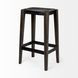 Nell Black Metal Seat Barstool