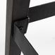 Nell Black Metal Seat Barstool