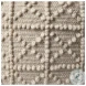 Leroy Cream Wool Square Pouf