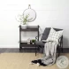 Collie Black Metal Round Mirror