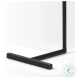 Ballatine Brown Wood And Black Metal Round Accent Table