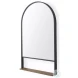 Cora Black Arched Wall Mirror
