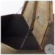 Esagono Clad Reclaimed Wood And Gold Metal Octagonal Coffee Table
