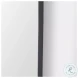 Collie Black Metal Rectangular Mirror