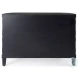 Lennon Dark Brown 4 Door Demilune Cabinet