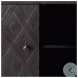 Lennon Dark Brown 4 Door Demilune Cabinet