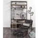 Hornet Black Leather Accent Chair