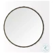 Adelaide Gold Scallop Edge Round Mirror