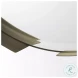 Adrianna Gold Metal Round Mirror