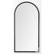 Giovanna Black Metal 24" x 49" Vanity Mirror