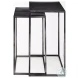 Kasey Galvanized Metal Nesting Accent Table Set Of 2