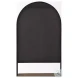 Cora Black Arched Wall Mirror