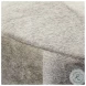 Zahavi Gray Hair On Hide 36" Ottoman