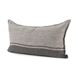 Zadie Light and Dark Gray 14 x 26" Decorative Pillow Cover