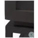 Divina White Marble And Black Metal 1 Drawer Side Table