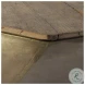 Esagono Clad Reclaimed Wood And Gold Metal Octagonal Coffee Table