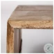 San Brown Solid Wood Rectangular Coffee Table