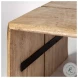 San Brown Solid Wood Rectangular Coffee Table