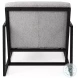 Armelle Gray Fabric Accent Chair