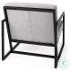 Armelle Gray Fabric Accent Chair