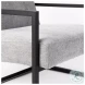Armelle Gray Fabric Accent Chair