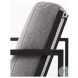 Armelle Gray Fabric Accent Chair