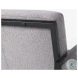 Armelle Gray Fabric Accent Chair