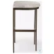 Millie Hair On Hide Gold Bar Stool