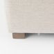 Valence Beige Performance Fabric Rectangular Ottoman